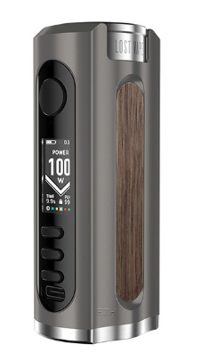 Lost Vape GRUS 100W Mod Gunmetal/Walnut Wood