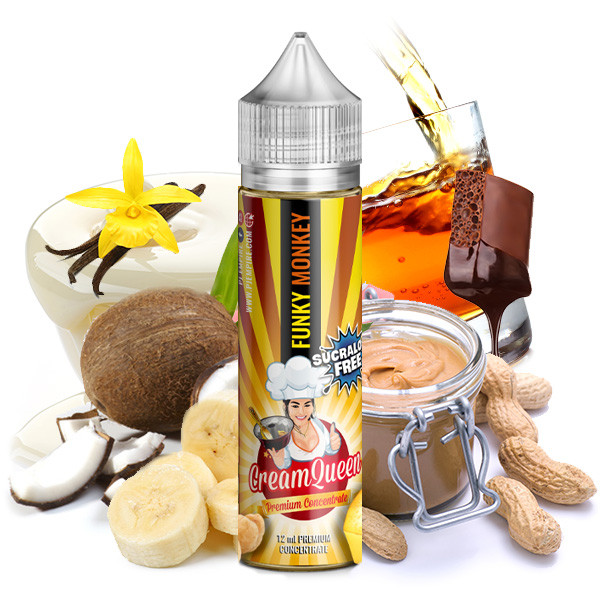 Cream Queen Funky Monkey (sucralose frei)