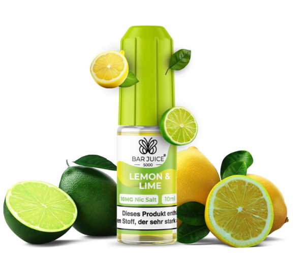 Bar Juice 5000 NicSalt Liquid 10ml 20mg Lemon Lime (Steuer)