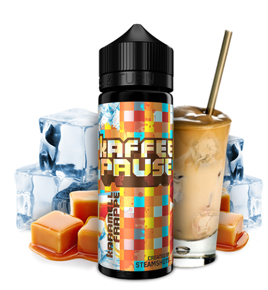 Kaffeepause by Steamshots Karamell Frappe Aroma 10ml Longfill (Steuer)