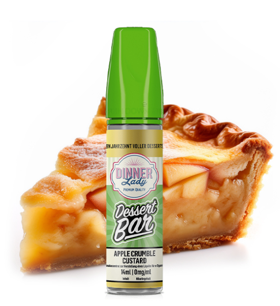 Dinner Lady Desert Bar Apple Crumble Custard 14ml Aroma Longfill