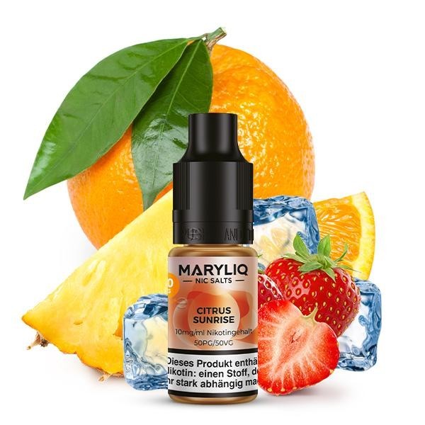 MARYLIQ 10ml Citrus Sunriset Nikotinsalzliquid 20mg (Steuer)