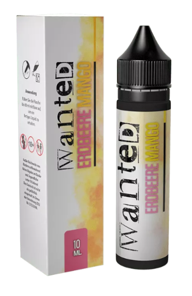 Wanted Erdbeere Mango 10ml Aroma Longfill (Steuer)