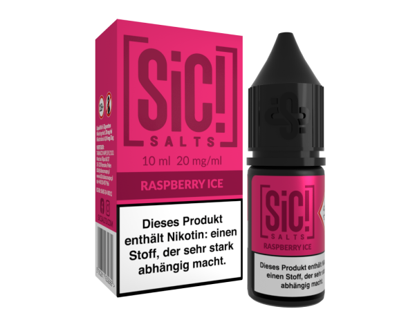 SIC! Raspberry Ice Nikotinsalz Liquid 10ml 20mg (Steuer)