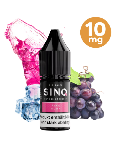 SINQ Niktoinsalz Liquid Pink Soda 10ml 10mg