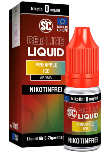SC Red Line Nikotin Liquid Pineapple Ice 0mg (Steuer)