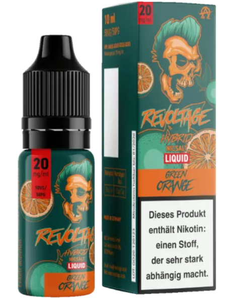 Revoltage Green Orange Liquid 10ml 20mg (Steuer)