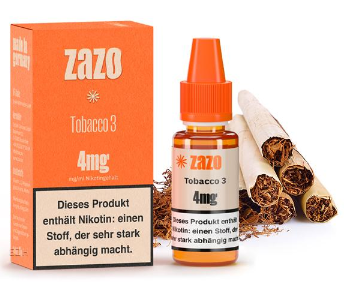 Zazo Tobacco 3 8mg 10ml (Steuer)