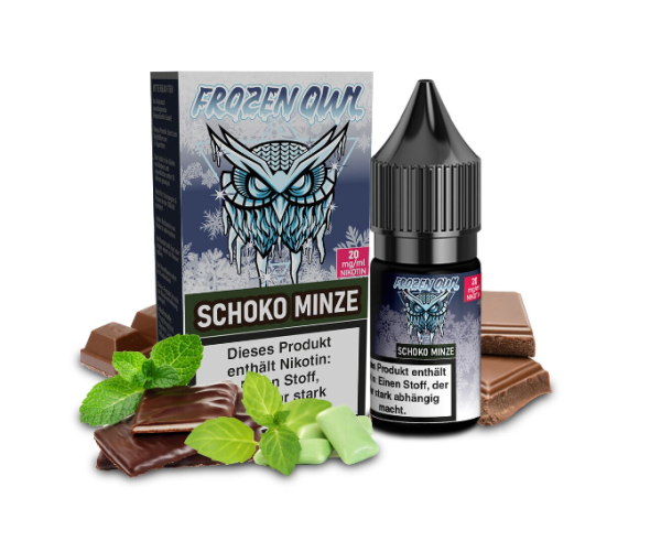 Frozen OWL Schoko Minze Nikotinsalz Liquid 10ml 20mg (Steuer)