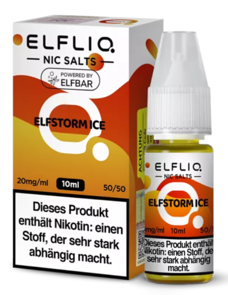 Elfbar Elfliq Elfstorm Ice 20mg Nikotinsalzliquid 10ml (Steuer)