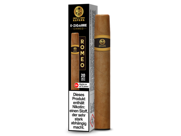 XOHAVANA E-Zigarre Romeo 2ml 20mg (Steuer)