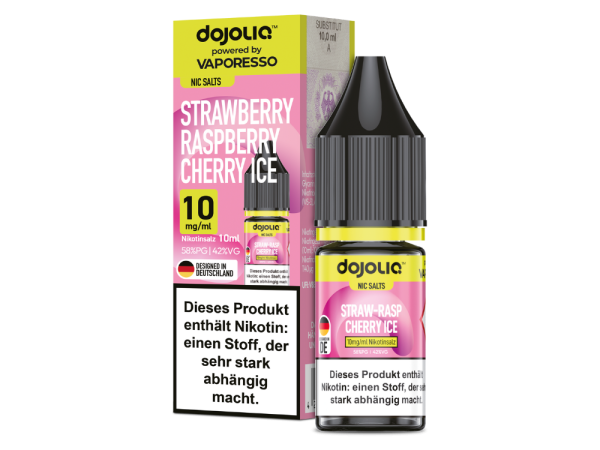 Vaporesso Dojolic Strawberry Raspberry Cherry Ice 10mg 10ml