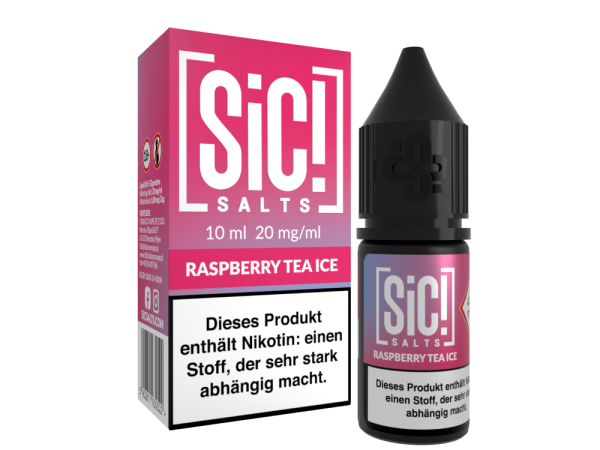 SIC! Raspberry Tea Ice Nikotinsalz Liquid 10ml 20mg (Steuer)