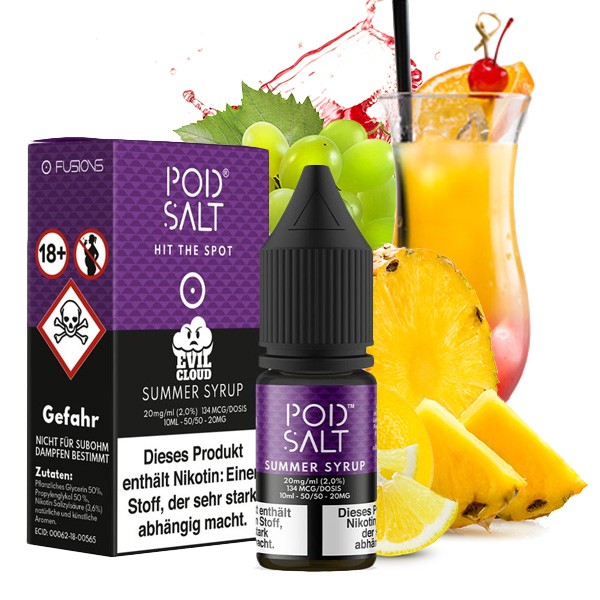 Pod Salt Summer Syrup 20 mg 10ml (Steuer)