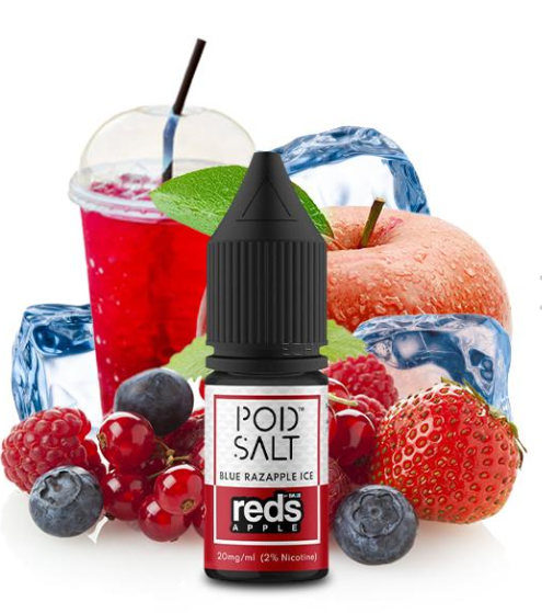 Pod Salt Fusion Reds Apple Blue Razapple Ice 11 mg 10ml (Steuer)