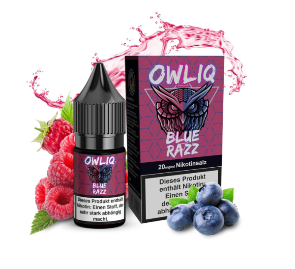 OWLIQ Blue Razz Nikotinsalz Liquid 10ml 20mg (Steuer)