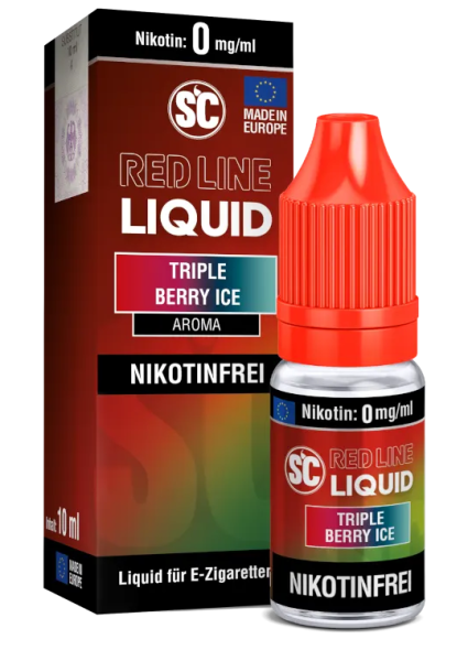 SC Red Line Nikotin Liquid Triple Berry Ice 0mg (Steuer)