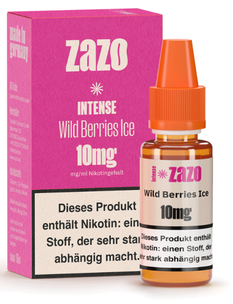 ZAZO Intense Wild Berries Ice Niksalt 10mg 10ml