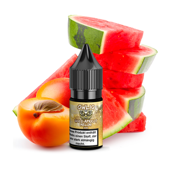 OWLIQ Gold Apricot Melon Nikotinsalz Liquid 10ml 10mg (Steuer)