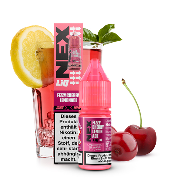 Pod Salt NexLiq Fizzy Cherry Lemonade 10 mg 10ml (Steuer)