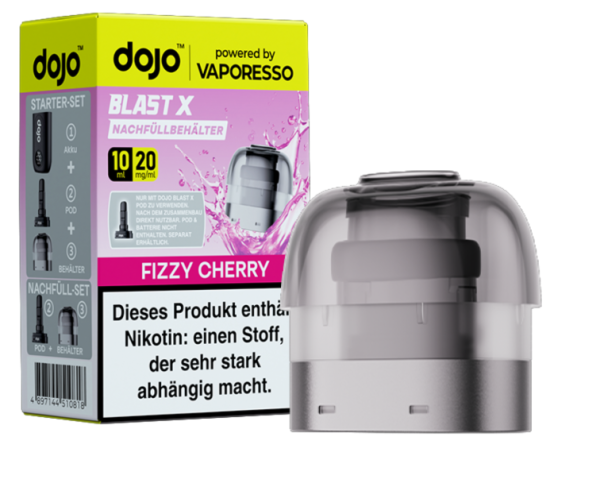 dojo Blast X Refill 10ml 20mg Fizzy Cherry