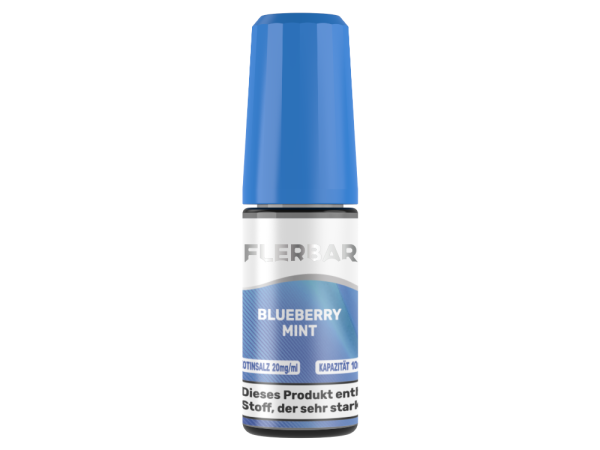 Flerbar Liquid Nikotinsalz Blueberry Mint 20mg 10ml (Steuer)