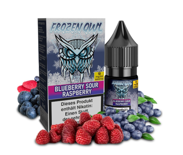 Frozen OWL Blueberry Sour Raspberry Nikotinsalz Liquid 10ml 10mg (Steuer)