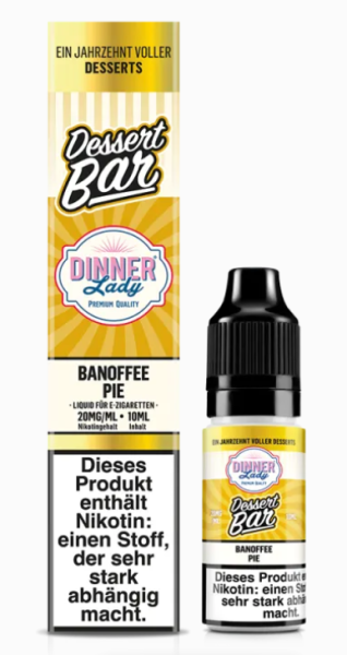 Dinner Lady Nikotinsalz Banoffee Pie 10ml 20mg (Steuer)