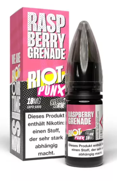 Riot Salt Raspberry Grenade 10mg 10ml (Steuer)