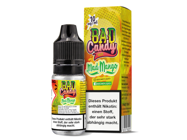 Bad Candy Mad Mango Nic Salt 10ml 10mg (Steuer)