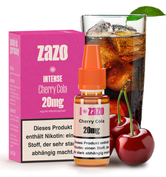 ZAZO Intense Cherry Cola Niksalt 20mg 10ml