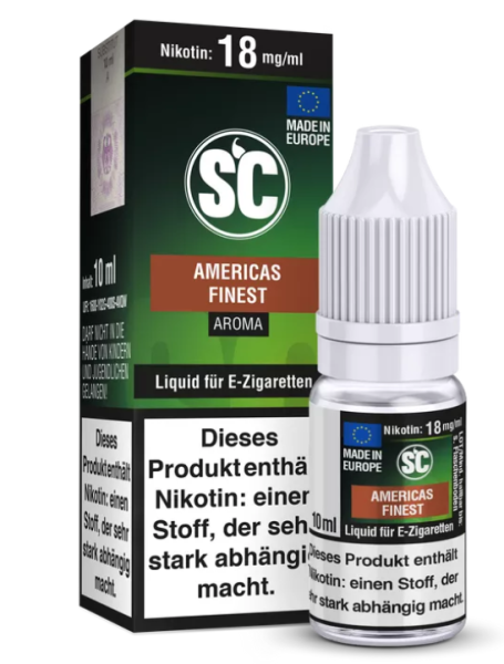 SC Americas Finest 6mg 10ml (Steuer)