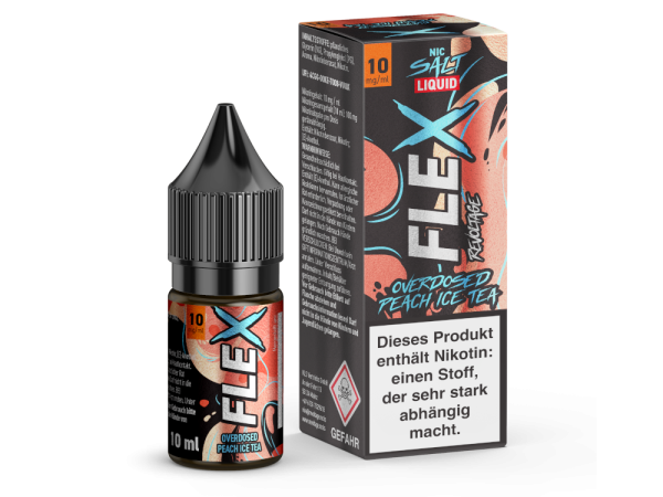 Revoltage FLEX Peach Ice Tea NicSalt 10ml 10mg (Steuer)