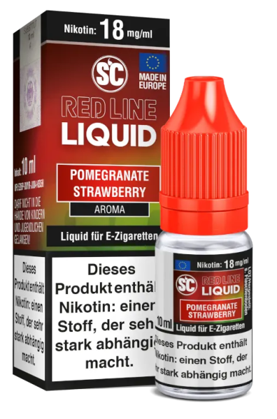 SC Red Line Nikotin Liquid Pomegranate Strawberry 18mg (Steuer)