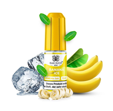 Bar Juice 5000 NicSalt Liquid 10ml 20mg Banana Ice (Steuer)