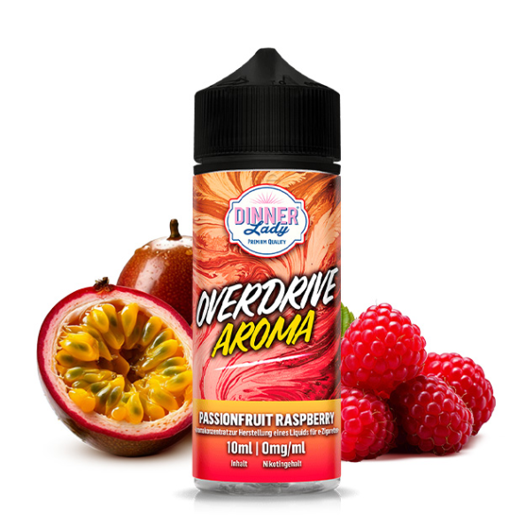 Dinner Lady Overdrive Passionfruit Raspberry 10ml Aroma Longfill