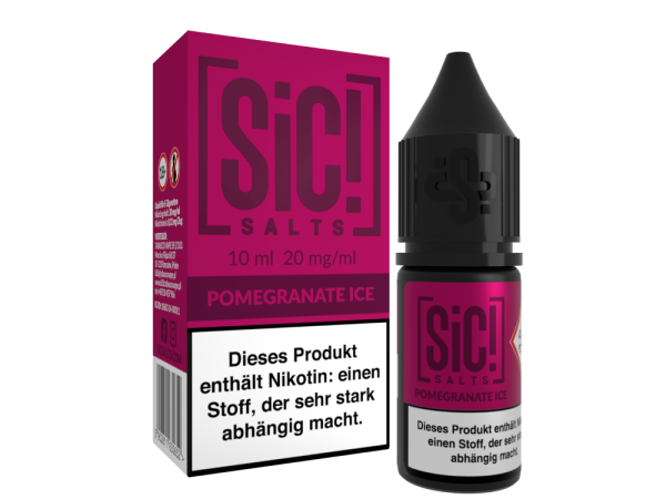 SIC! Pomegranate Ice Nikotinsalz Liquid 10ml 20mg (Steuer)
