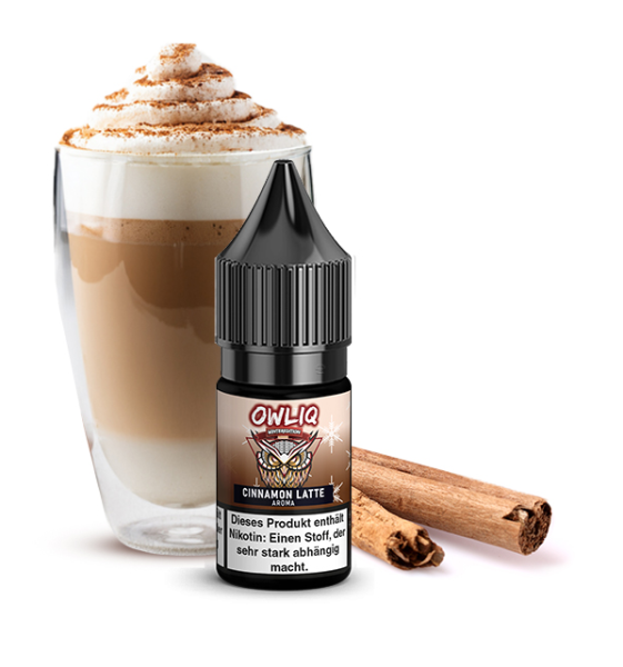 OWLIQ Cinnamon Latte Nikotinsalz Liquid 10ml 20mg (Steuer)