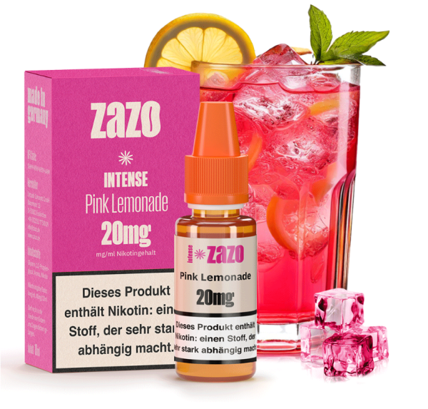 ZAZO Intense Pink Lemonade Niksalt 20mg 10ml