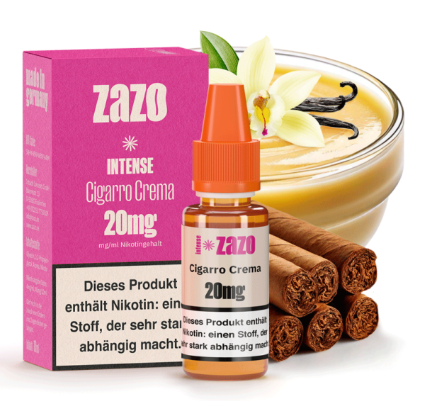 ZAZO Intense Cigarro Crema Niksalt 20mg 10ml