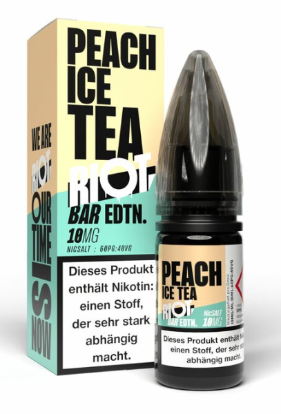 Riot Squad NikSalt Peach Ice Tea 20mg 10ml (Steuer)