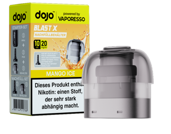 dojo Blast X Refill 10ml 20mg Mango Ice