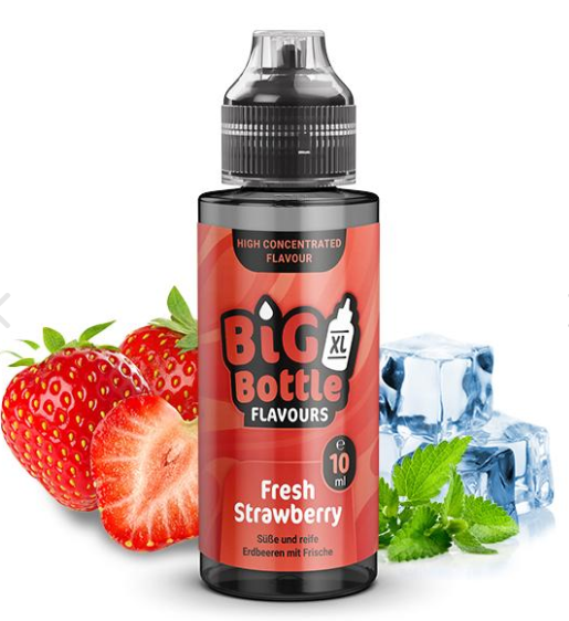 Big Bottle Fresh Strawberry Aroma 10ml Longfill (Steuer)