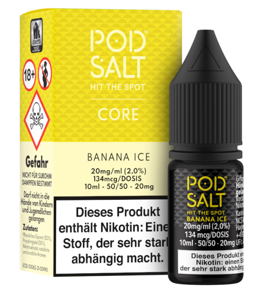 Pod Salt Banana Ice 20 mg 10ml