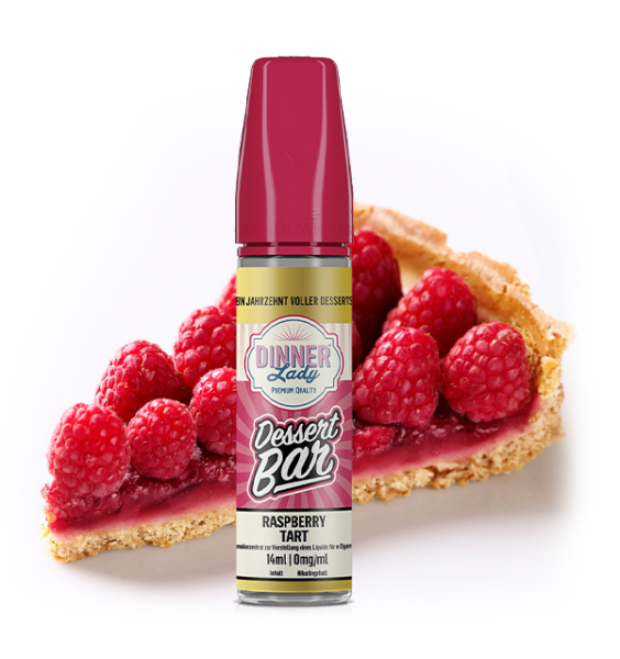 Dinner Lady Desert Bar Raspberry Tart 14ml Aroma Longfill