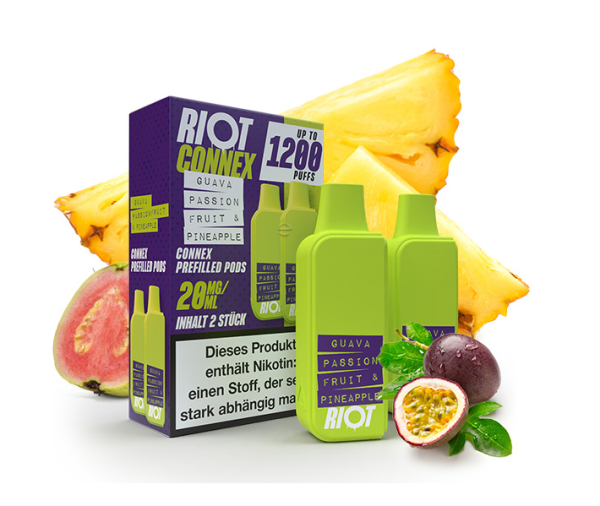 RIOT SQUAD Connex Pod - Guava Passionfruit & Pineapple 20mg 2er Pack