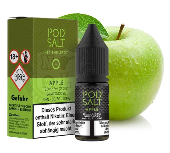 Pod Salt Apple 11 mg 10ml (Steuer)