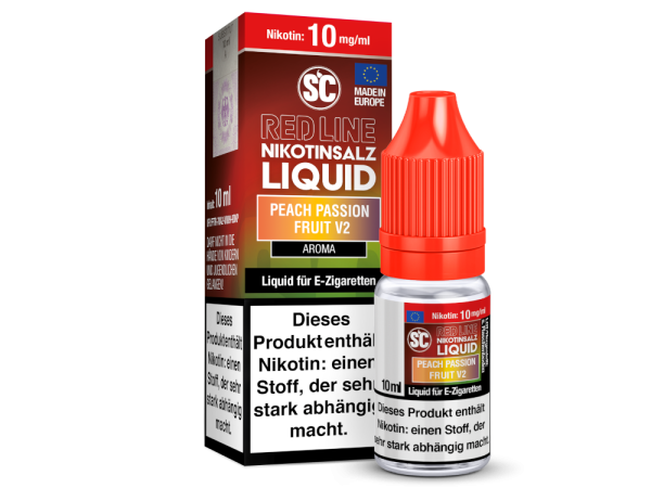 SC Red Line Peach Passion Fruit V2 10mg 10ml