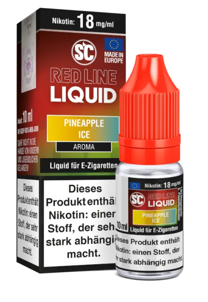 SC Red Line Nikotin Liquid Pineapple Ice 18mg (Steuer)
