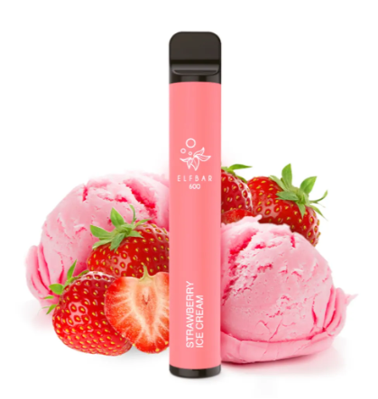 Elfbar 600 Einweg E-Zigarette Strawberry Ice Cream 20mg (Steuer)